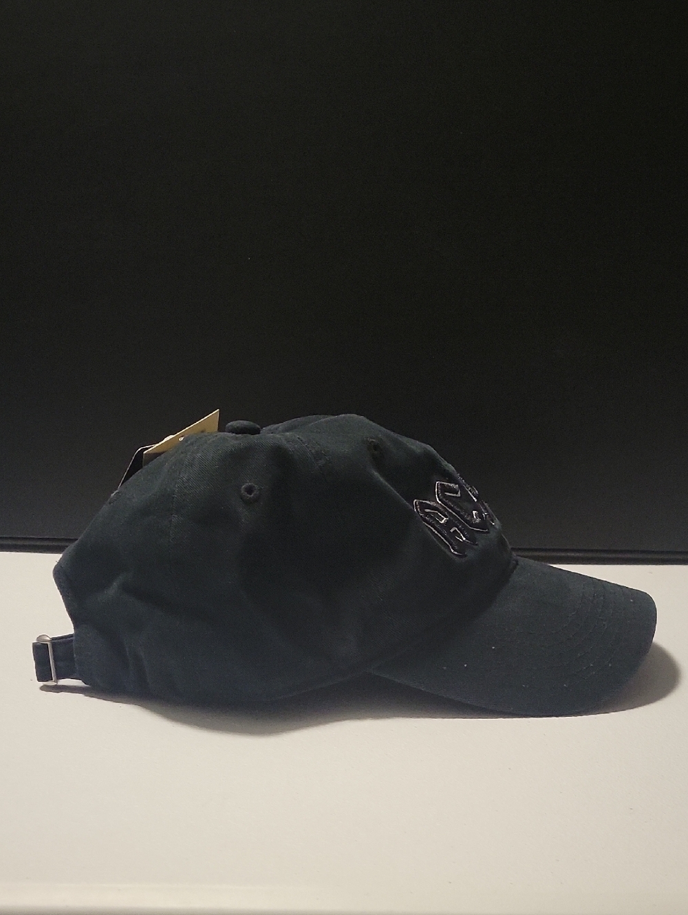 AC/DC Black Baseball Cap with White Embroidered Logo. 10 - Picture 3 of 3